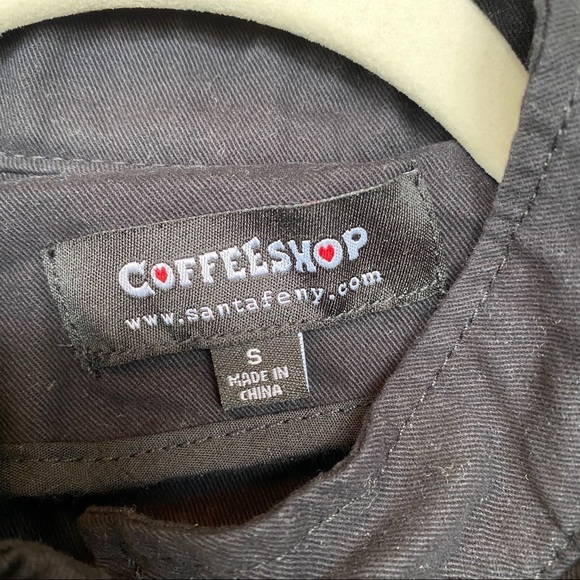 CoffeeShop Black Bomber Canvas Jacket - Picture 3 of 8